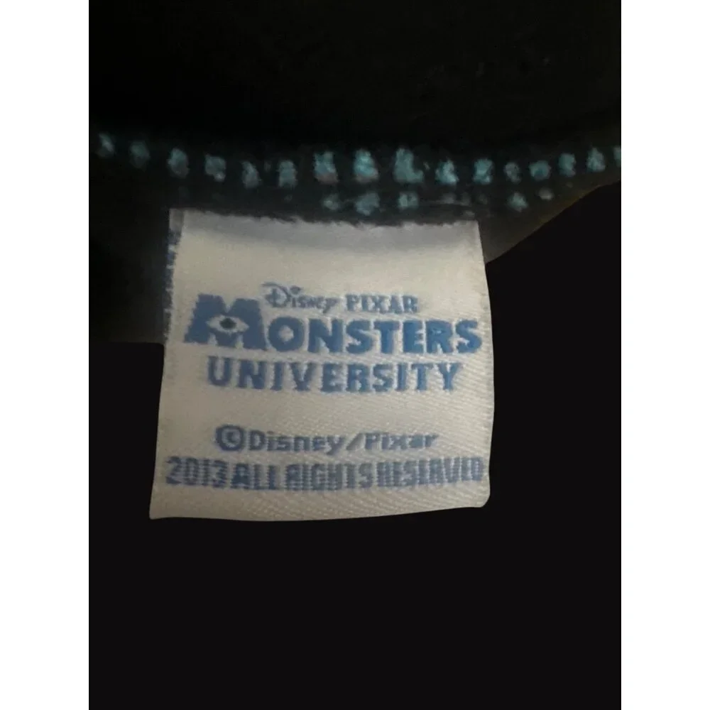 Disney Pixar Monsters University Sulley Beanie Hat With Horns Blue One Size 100%